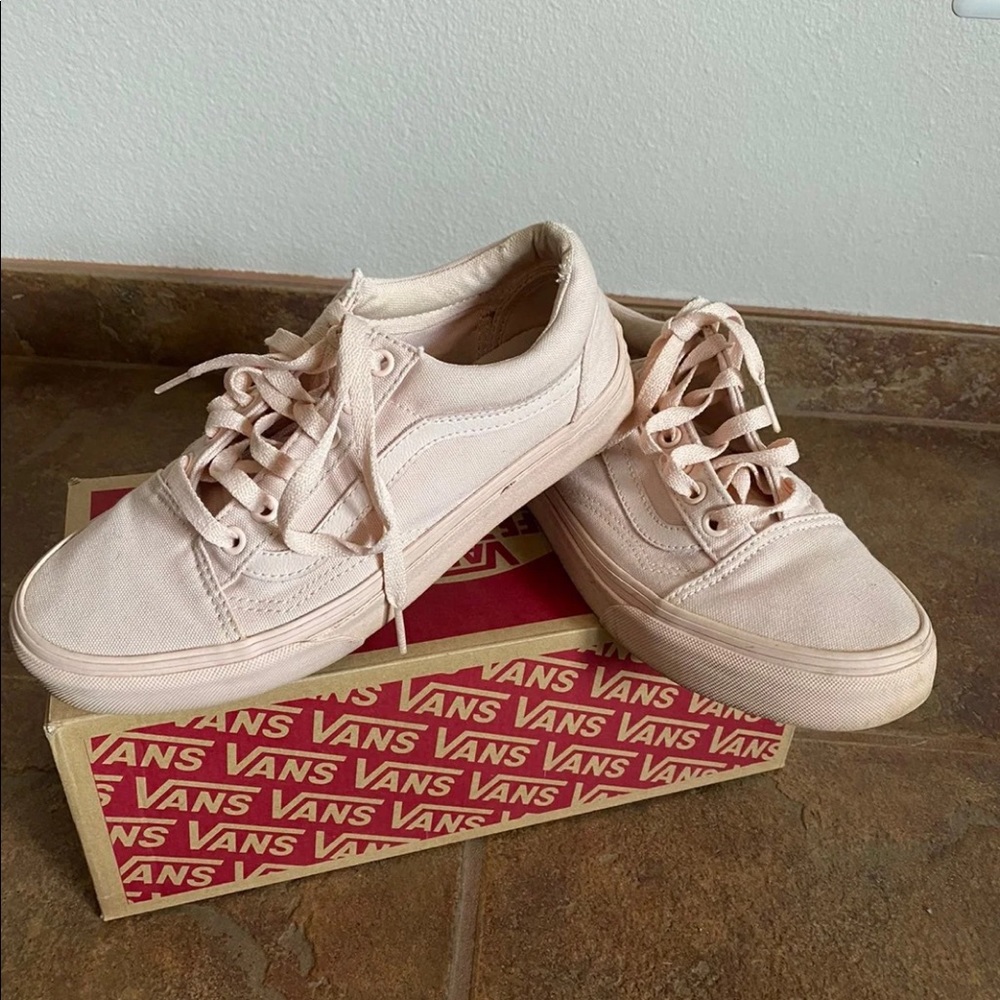 Peach/Pink Vans Old Skool
